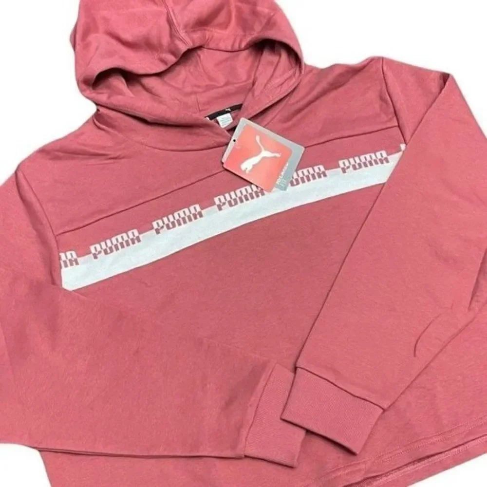 Puma XL Amplified Cropped Hoodie